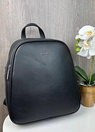 Женский прогулочный городской рюкзак сумка karlos markoni люкс качество, сумка-рюкзак...