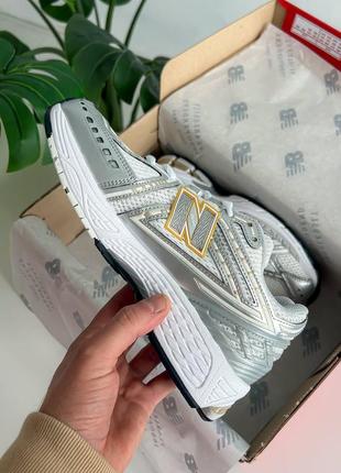 Кроссовки new balance 1906r white rain cloud silver metallic 1906 r4 фото