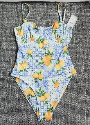 Новый цельный купальник primark