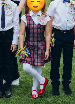 Сарафан и блузка на 1 сентября школа 115-120 форма