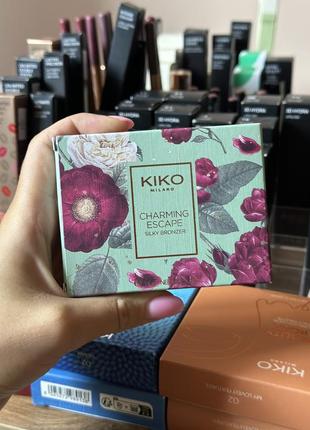 Бронзер kiko milano charming escape silky bronzer 02 unique sienna 14г
