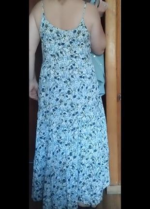 Распродажа. ярусный сарафан цветочный принт