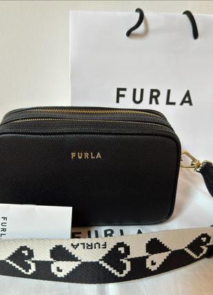 Сумка fua lilli xl crossbody черная