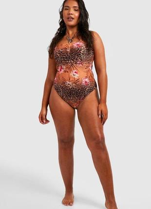 Купальник суцільний леопард xl