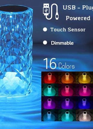 Кришталева настільна лампа
сrystal table lamp