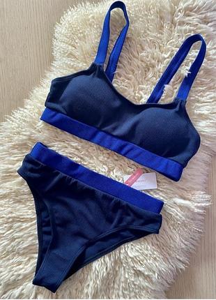 Купальник в рубчик