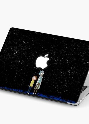 Чехол пластиковый для apple macbook pro / air рик и морти (rick and morty) макбук про case hard cover macbook