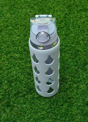 Дорожня пляшка для води 0,7 в силіконовом чохлі, німеччина