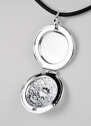 Срібний кулон медальйон5 фото
