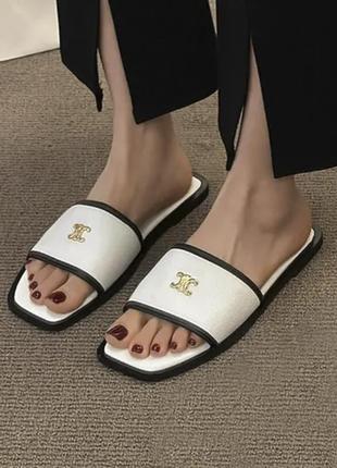 Новые босоножки из лого в стиле celine