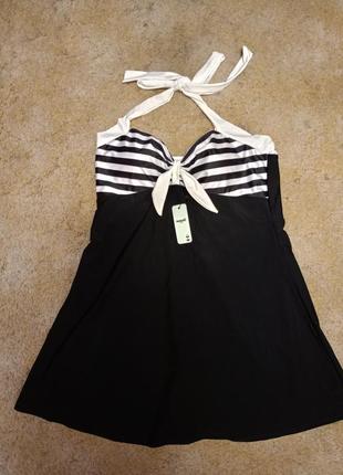 Женский купальник платье цельный gigileer swim, 2xl
