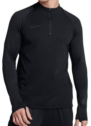 Nike dri-fit  мужская спортивная кофта/лонгслив для тренировок и футбола