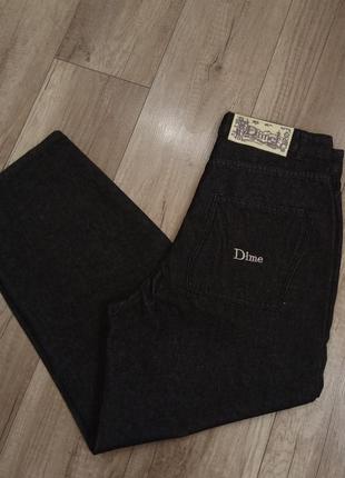 Baggy jeans dime black m1 фото
