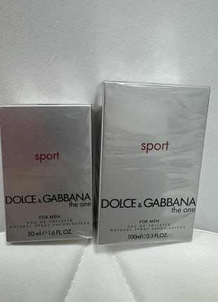 Dolce&gabbana d&g the one sport 50мл