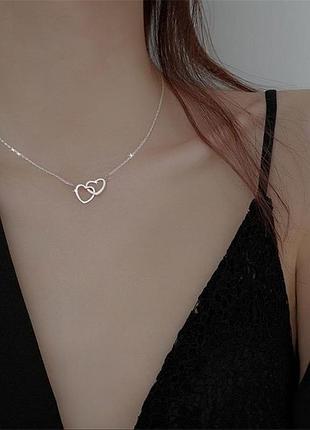 Жіноче намисто із підвіскою сердечка ❤️