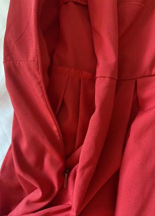 Сукня червона елегантна3 фото