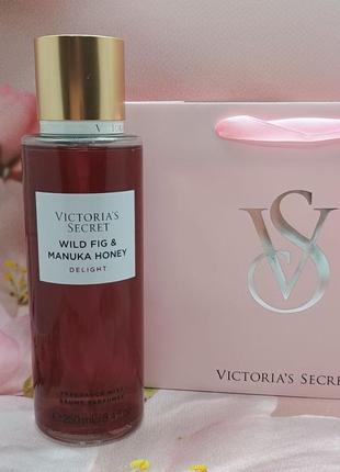 Парфумований міст для тіла та волосся wild fig & manuka honey natural beauty victoria's secret