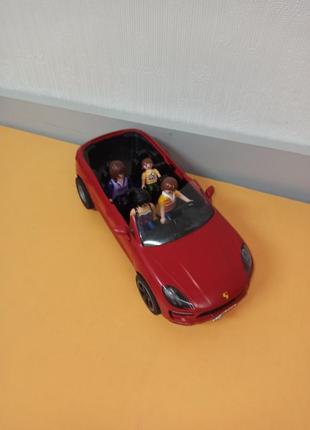 Большая машинка playmobil с фигурками,
