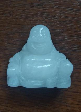 Фігурка "будда" (хотей) з натурального каменю нефрит
