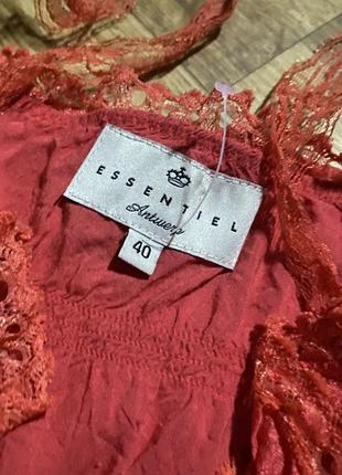 Летний коралловый сарафан люкс бренда 100% шелк3 фото