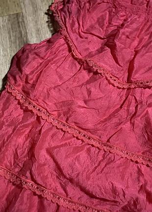 Летний коралловый сарафан люкс бренда 100% шелк2 фото