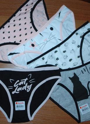 5 шт трусики сліпи л донелла donella котик