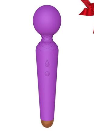 Вібромасажер мікрофон power wand, фіолетовий