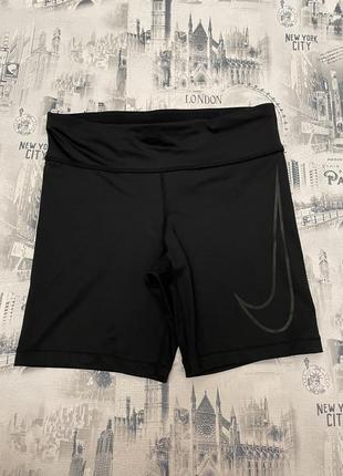 Nike pro "running" жіночі компресійні шорти/велосипедки для занять спортом2 фото