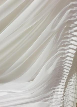 Тюль для кухни вуаль белый, высота - 1,30м, ширина - 3,0м (на карниз 2,0м)