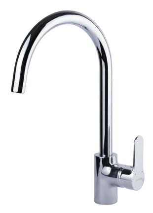 Змішувач riva ø35 для кухні з j-виливом та керамічним картриджем для зручності використання ku-22