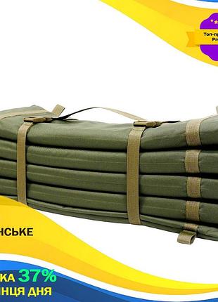 Каремат тактичний розкладний армійський військовий килимок-сидіння для військових kiborg к-2 хакі ku-22