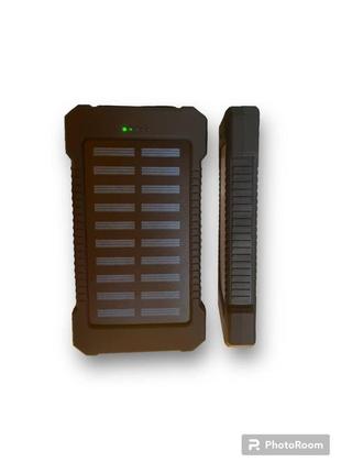 Портативна батарея power bank 20000 mah. зовнішній акумулятор solar charger