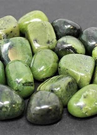 Браслет из натурального камня нефрит зеленый4 фото