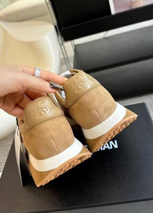 Кросівки ann andelman коричневі бежеві білі