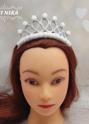 Диадема. корона для принцессы. снежинка. снежная королева, принцесса.4 фото