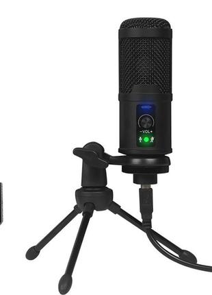 Usb микрофон для пк, ноутбука, студий для записи звука savetek m3, профессиональный, конденсаторный ku-22