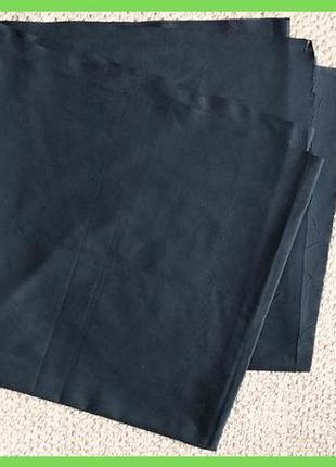 Ткань отрез 3,6м ширина 0,9м винтаж черно-синяя демисезон