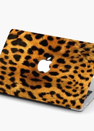 Чохол для apple macbook pro 14.2 a2442 леопард (leopard, animal print) макбук про case hard cover