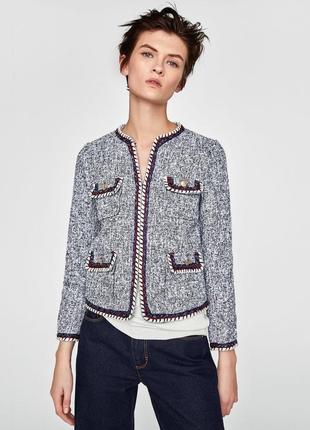 Стильный пиджак zara