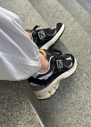 Кросівки new balance 2002r black grey 2002 r4 фото