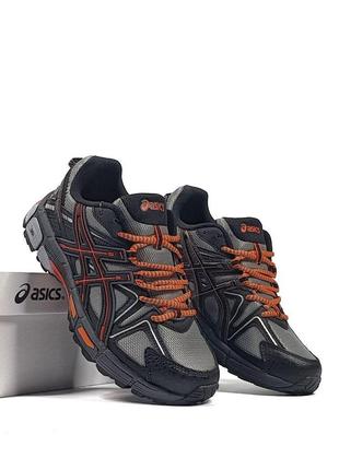 Asics gel - kahana 8 •black grey orange• 41