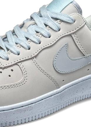 Nike air force 1 gray blue5 фото