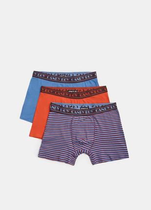M/l/xl новые фирменные хлопковые мужские трусы боксеры упаковка 3 пары надписи sinsay