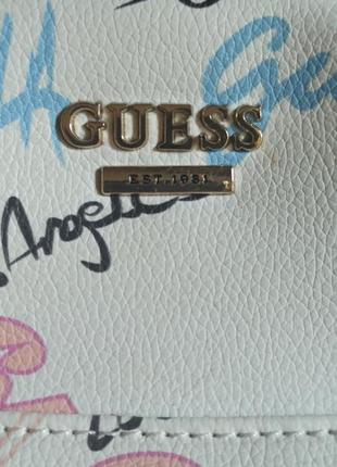Рюкзочок білий guess 3