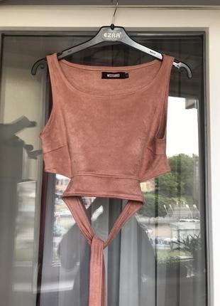 Топ с завязками missguided
