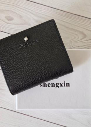 Маленький женский кошелек в черном цвете