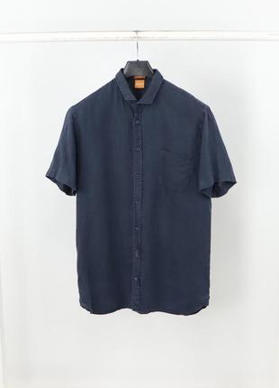 Чоловіча лляна тенніска hugo boss