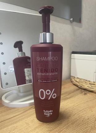 Шампунь для окрашенных волос tulipan negro shampoo испания