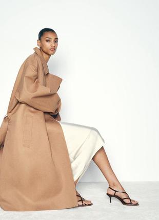 Кожаные босоножки zara 35-424 фото