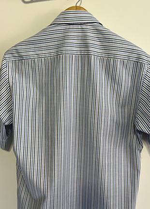 Мужская рубашка-рубашка eterna modern fit короткий рукав